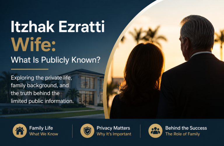 Itzhak Ezratti Wife: What Is Publicly Known?